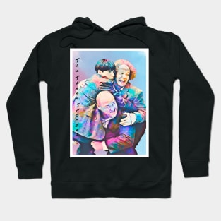 The Three Stooges Poster Art Hoodie